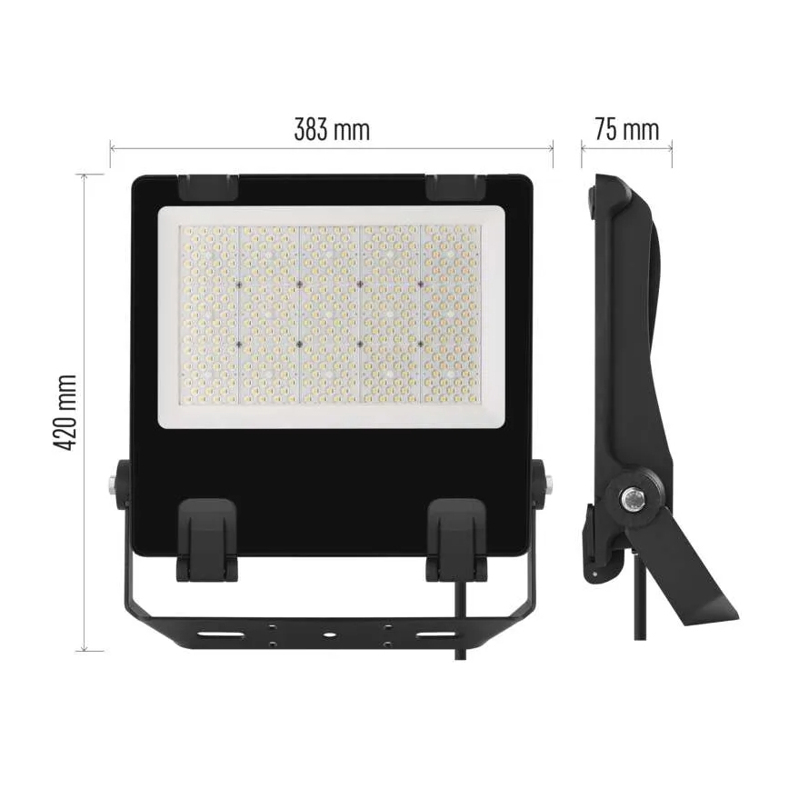 LED Floodlight AVENO LED/200W/230V 4000K 32000 lm IP66 black