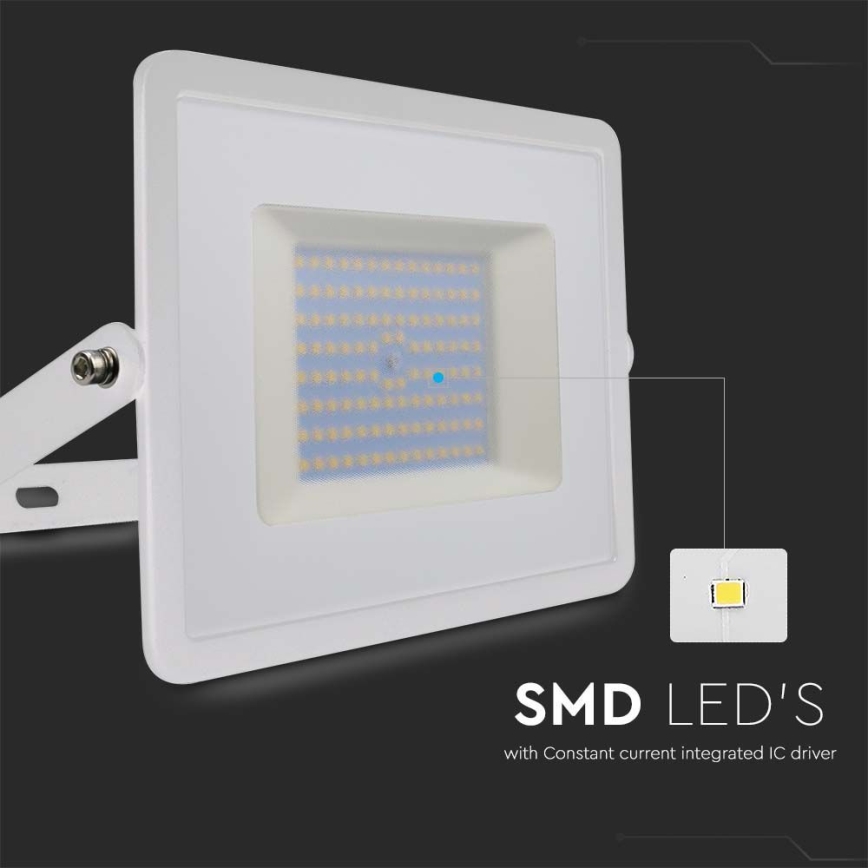 LED Floodlight LED/100W/230V 4000K IP65 white