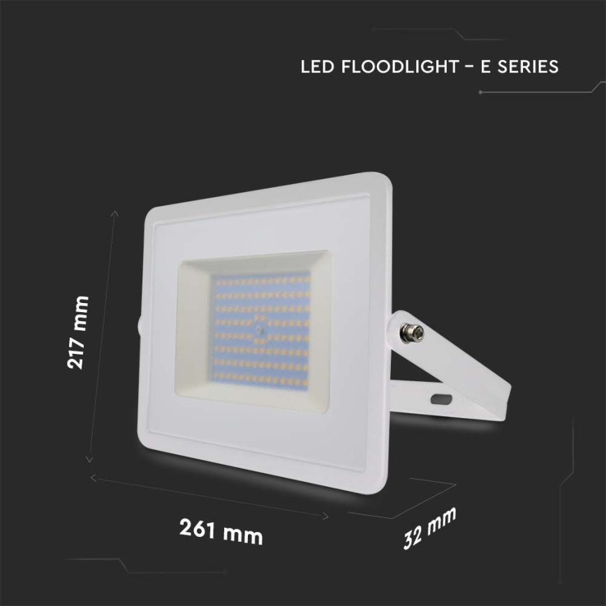 LED Floodlight LED/100W/230V 4000K IP65 white