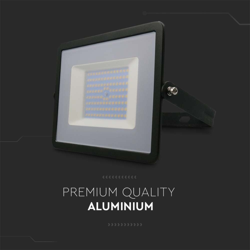 LED Floodlight LED/100W/230V 6500K IP65 black