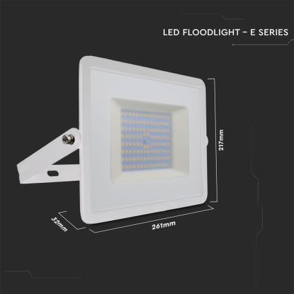 LED Floodlight LED/100W/230V 6500K IP65 white