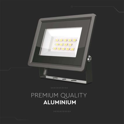 LED Floodlight LED/20W/230V 6500K IP65 black
