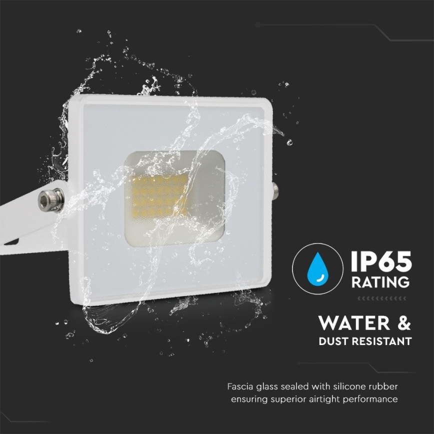 LED Floodlight LED/20W/230V 6500K IP65 white