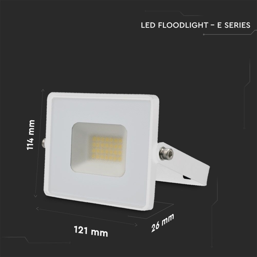 LED Floodlight LED/20W/230V 6500K IP65 white
