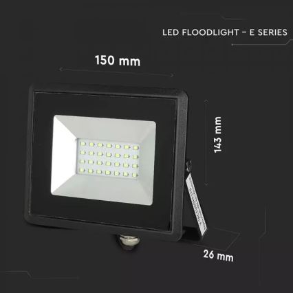 LED Floodlight LED/20W/230V IP65 green light