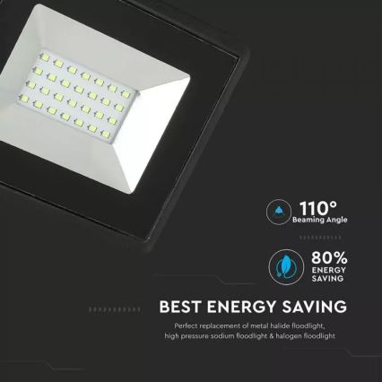 LED Floodlight LED/20W/230V IP65 green light