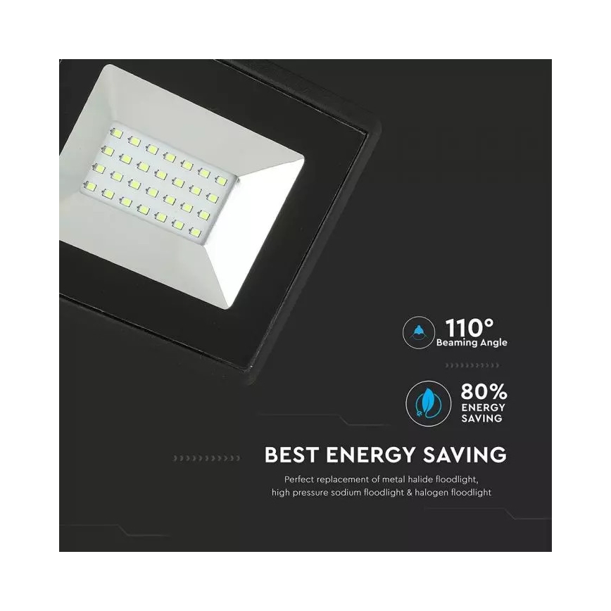 LED Floodlight LED/20W/230V IP65 green light