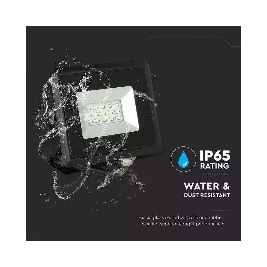 LED Floodlight LED/20W/230V IP65 green light