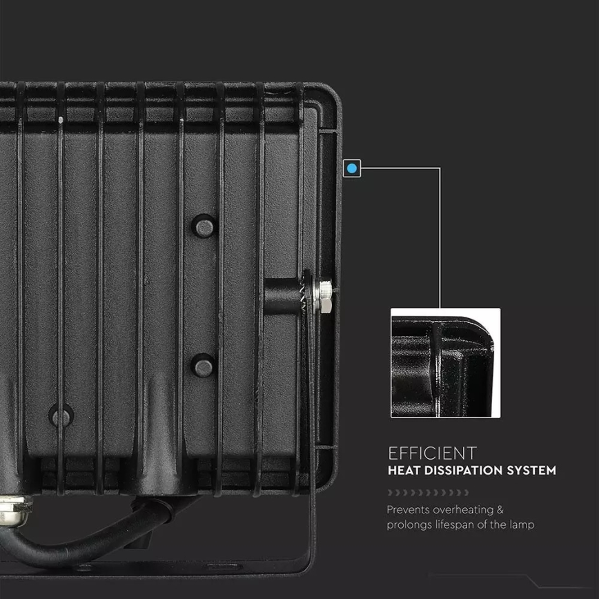 LED Floodlight LED/20W/230V IP65 pink light