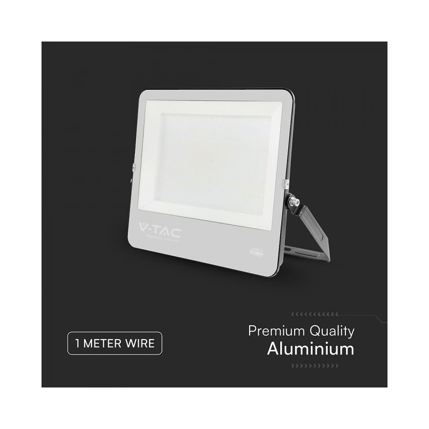 LED Floodlight LED/300W/230V 4000K IP65 black