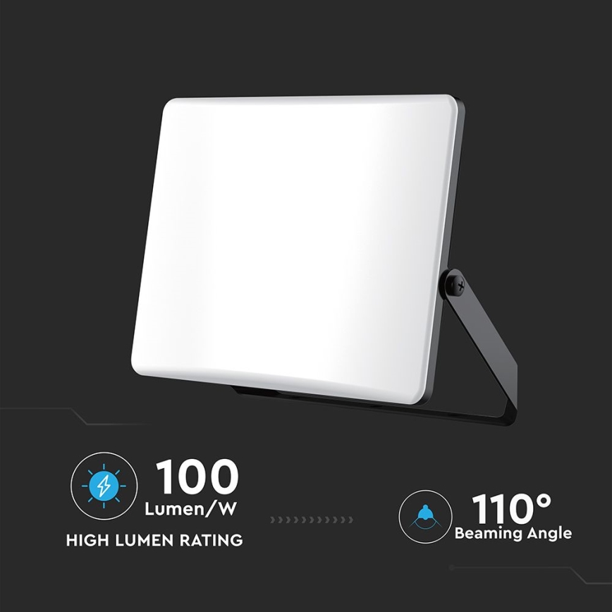 LED Floodlight LED/30W/230V 3000/4000/6500K IP65 black