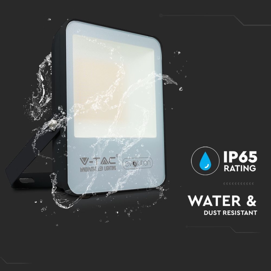 LED Floodlight LED/30W/230V 6400K IP65 black