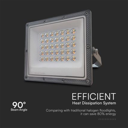 LED Floodlight LED/30W/230V IP65 3000/4000/6500K