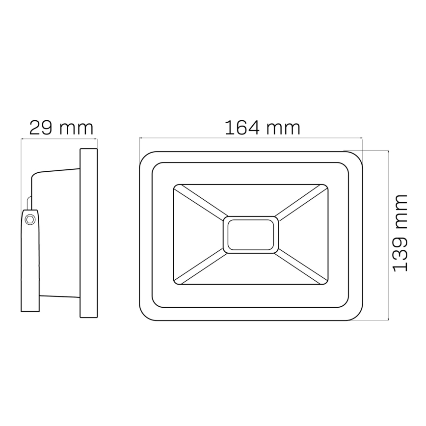 LED floodlight LED/30W/230V IP65