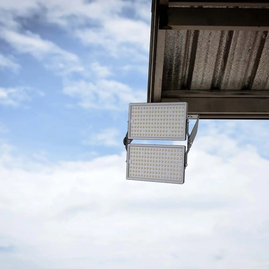 LED Floodlight LED/500W/230V 4000K IP65 gray