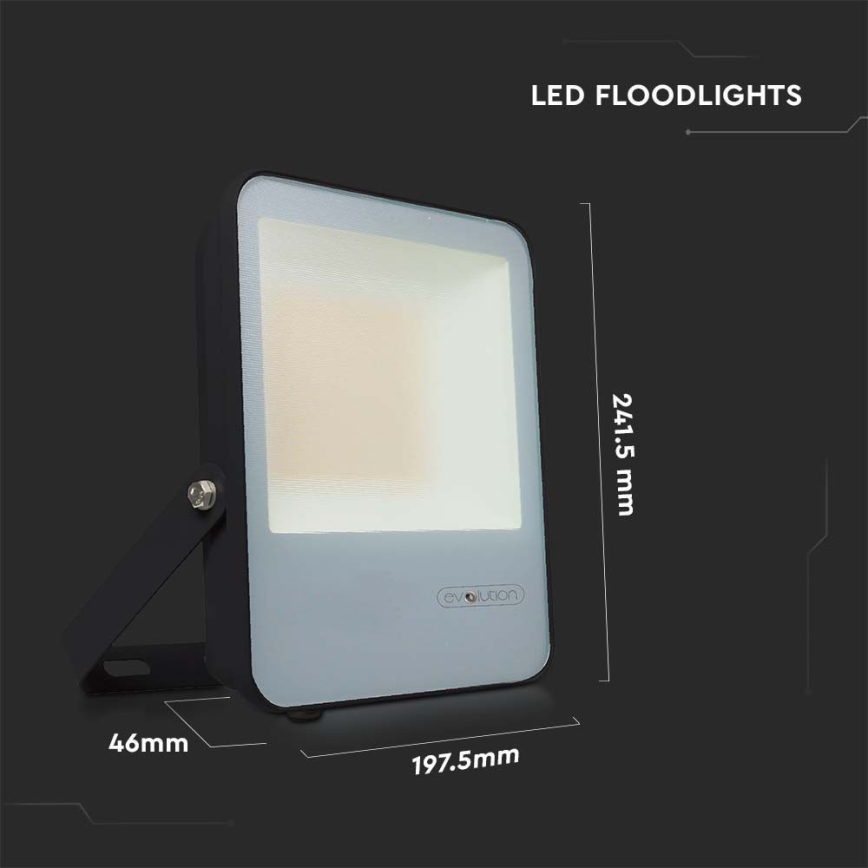 LED Floodlight LED/50W/230V 6400K IP65 black
