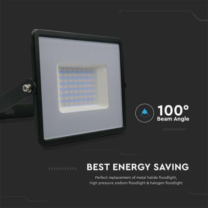 LED Floodlight LED/50W/230V 6500K IP65 black