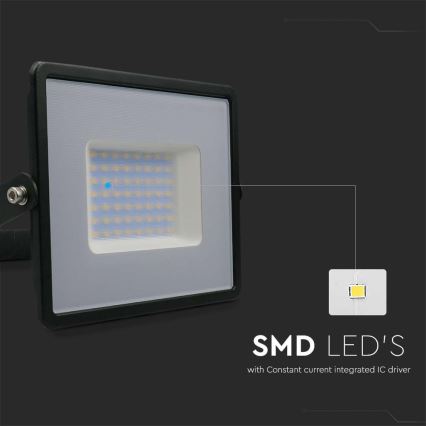 LED Floodlight LED/50W/230V 6500K IP65 black