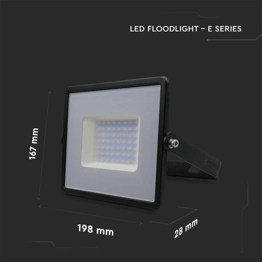 LED Floodlight LED/50W/230V 6500K IP65 black