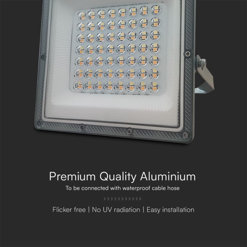 LED Floodlight LED/50W/230V IP65 3000/4000/6500K grey