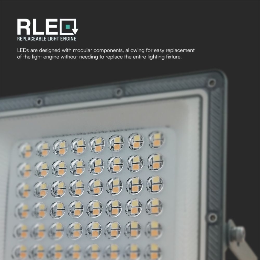 LED Floodlight LED/50W/230V IP65 3000/4000/6500K grey