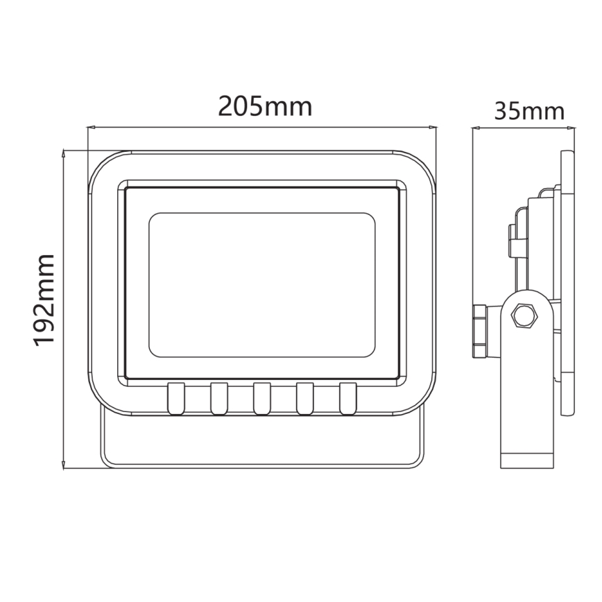 LED floodlight LED/50W/230V IP65