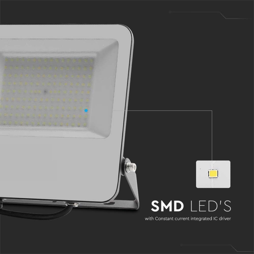 LED Floodlight SAMSUNG CHIP LED/100W/230V 4000K IP65 black