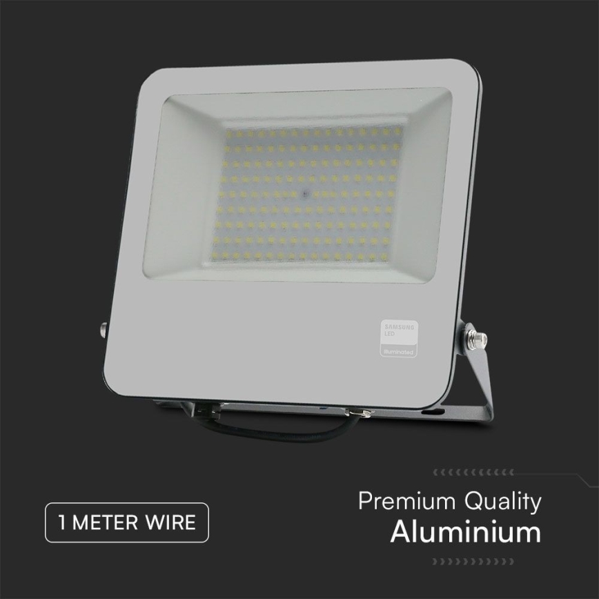 LED Floodlight SAMSUNG CHIP LED/100W/230V 6400K IP65 black