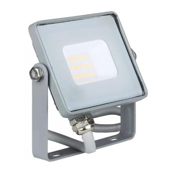 LED Floodlight SAMSUNG CHIP LED/10W/230V IP65 4000K grey