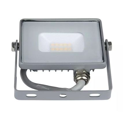 LED Floodlight SAMSUNG CHIP LED/10W/230V IP65 4000K grey