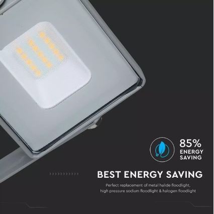 LED Floodlight SAMSUNG CHIP LED/10W/230V IP65 4000K grey