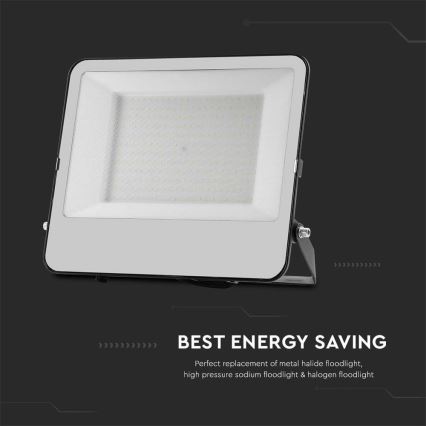 LED Floodlight SAMSUNG CHIP LED/200W/230V 4000K IP65 black