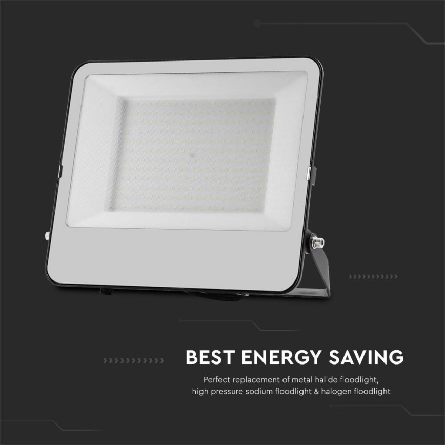 LED Floodlight SAMSUNG CHIP LED/200W/230V 4000K IP65 black