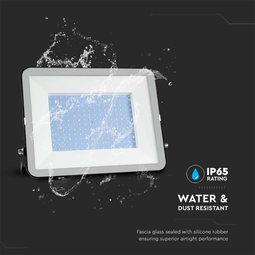 LED Floodlight SAMSUNG CHIP LED/300W/230V 6500K IP65 black