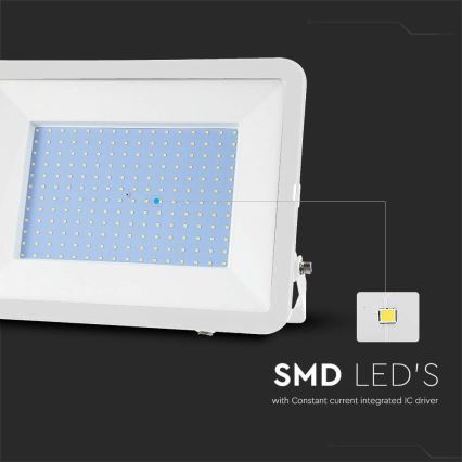 LED Floodlight SAMSUNG CHIP LED/300W/230V 6500K IP65 white