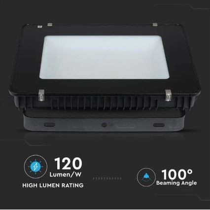 LED Floodlight SAMSUNG CHIP LED/500W/230V IP65 6400K black