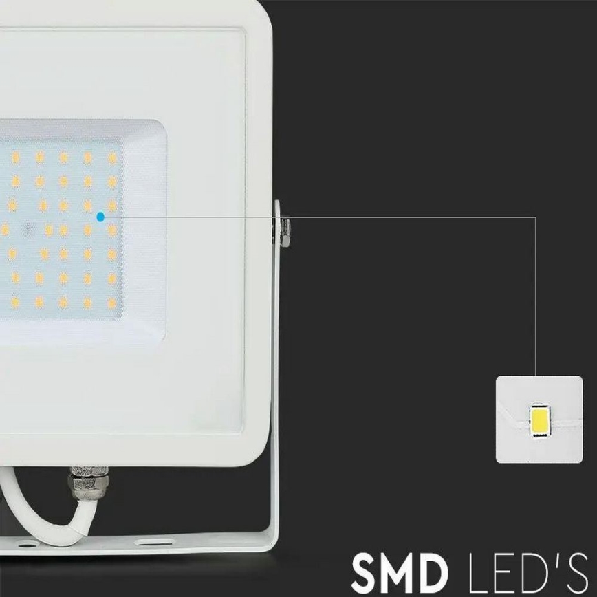 LED Floodlight SAMSUNG CHIP LED/50W/230V 3000K IP65 white