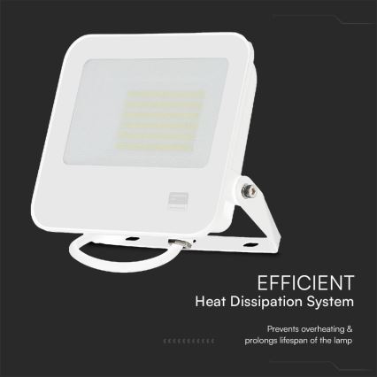 LED Floodlight SAMSUNG CHIP LED/50W/230V 4000K IP65 white