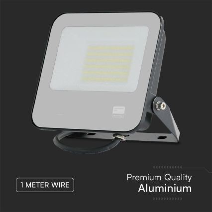 LED Floodlight SAMSUNG CHIP LED/50W/230V 6500K IP65 black