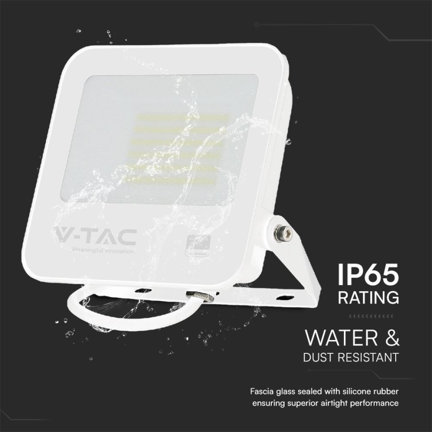 LED Floodlight SAMSUNG CHIP LED/50W/230V 6500K IP65 white