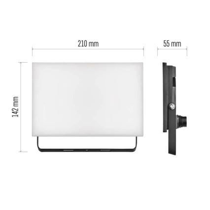 LED Floodlight TAMBO LED/50W/230V 4000K IP65