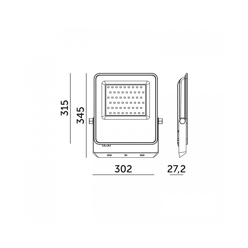 LED Floodlight ULSAN LED/200W/230V 4000K IP65