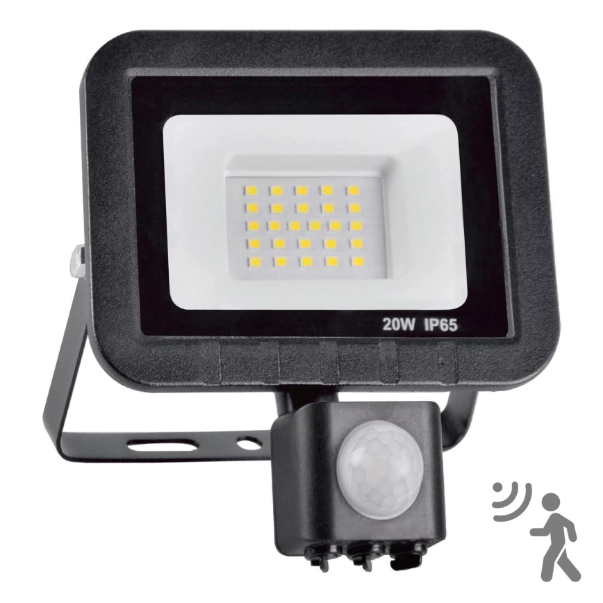 LED Floodlight with a sensor LED/20W/230V IP65