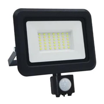 LED Floodlight with a sensor LED/30W/230V 4000K IP44