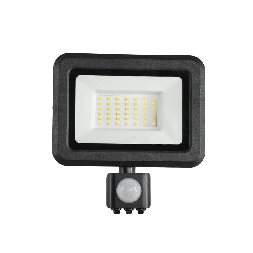 LED Floodlight with a sensor LED/30W/230V 4000K IP44