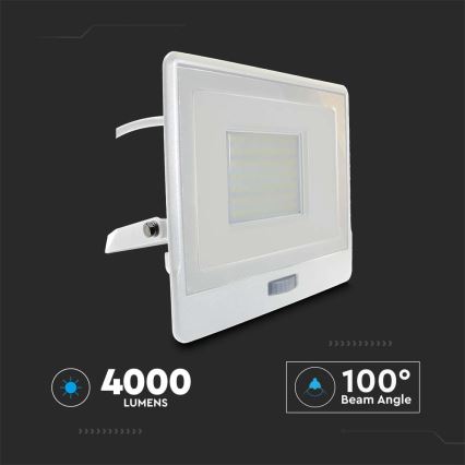 LED Floodlight with a sensor LED/50W/230V 4000K IP65 white