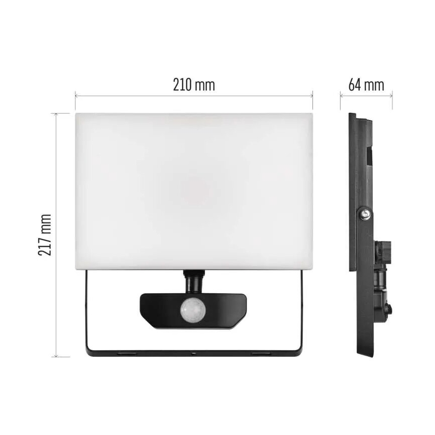LED Floodlight with a sensor TAMBO LED/50W/230V 4000K IP54