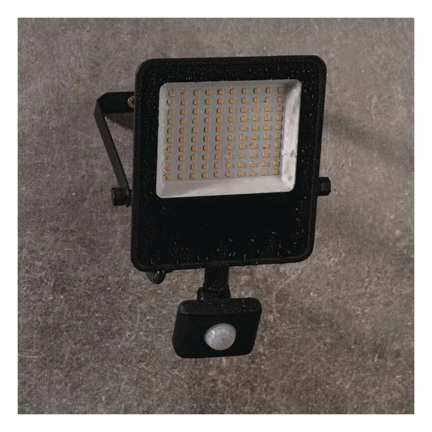 LED Floodlight with a sensor VISIO LED/50W/230V 4000K IP65