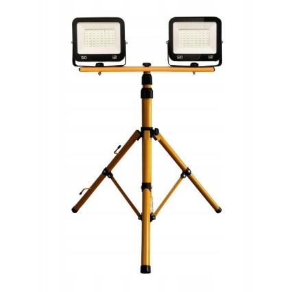 LED Floodlight with a stand NOCTIS 2xLED/50W/230V 4000K IP65