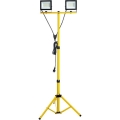 LED Floodlight with a stand TIGRA 2xLED/50W/230V 4000K IP54 black/yellow